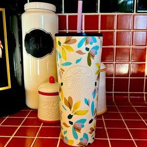 Starbucks NEW RELEASE 2023 Valentines Snowdrop Floral Tumbler TUMBLER